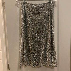 Halogen Sequin Midi Skirt